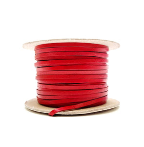 3mm Flat Genuine Leather Thonging Strip Laces Cord Various Colours And Lengths
