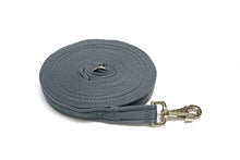 Load image into Gallery viewer, 5ft 1.5m Large Dog Training Lead Horse Lunge Line 25mm Cushion Webbing In Various Colours