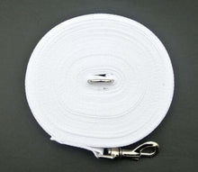 Load image into Gallery viewer, Dog Training Lead Tracking Leash Recall Line 1m To 25m Long 25mm Webbing 7 Colours