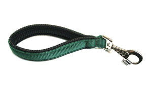 10" Short Close Control Dog Lead With Padded Handle In Various Colours 25mm Webbing
