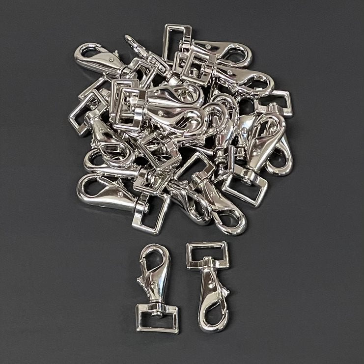 20mm Snap Clip Horse Pony Rug Repairs Leg Clip Nickel Plated For Dog Leads Webbing Straps