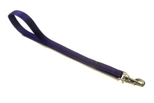 Load image into Gallery viewer, 18&quot; Short Close Control Dog Training Lead Leash 25mm Cushion Webbing In 19 Colours