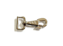 Load image into Gallery viewer, 25mm Fluted Heavy Duty Trigger Clips Hooks Nickel Plated For Dog Leads Webbing Bags Straps