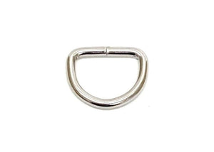25mm Welded D-Rings 4mm Thick Nickel Plated For Bags Straps Dog Leads Crafts x10 x25 x50 x100