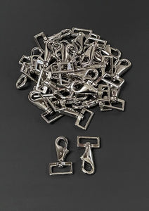1"/25mm Snap Clip Horse Pony Rug Repairs Leg Clip Nickel Plated For Dog Leads Webbing Straps