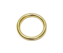 Load image into Gallery viewer, Solid Brass O-Rings 16mm 20mm 25mm 38mm 50mm For Dog Leads Collars Horse Reigns Leather Crafts x2 x5 x10 x25 x50