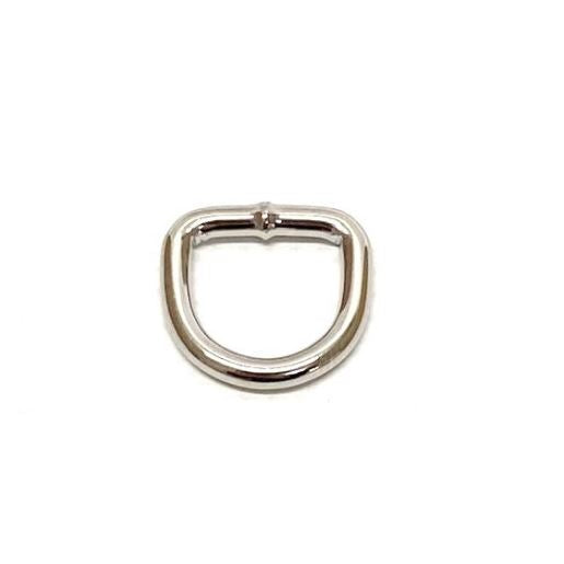 13mm Welded D-Rings 3mm Thick Nickel Plated For Bags Straps Dog Leads Crafts x10 x25 x50 x100
