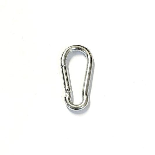 Carabiner Hook Snap Clip Spring Loaded Steel Carbine Karabiner 50mm - 80mm