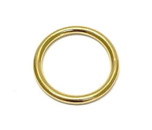 Load image into Gallery viewer, Solid Brass O-Rings 16mm 20mm 25mm 38mm 50mm For Dog Leads Collars Horse Reigns Leather Crafts x2 x5 x10 x25 x50