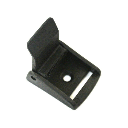 Black Plastic Cam Buckles Lever Flap 25mm Fastening Straps