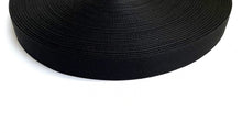 Load image into Gallery viewer, Black Binding Tape 20mm 22mm 25mm In Various Lengths For Webbing Straps Edges
