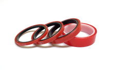 Load image into Gallery viewer, Double Sided Super Sticky Tape Clear Tape Red Lining 5 Metre Roll Strong 6mm - 25mm Width