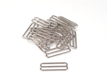 Load image into Gallery viewer, Metal 3 Bar Slides Nickel Plated 16mm - 50mm Tri Glide Adjusters Strong & Durable For Bags Straps Webbing Collars Leads