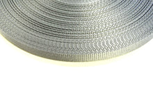 Load image into Gallery viewer, 13mm Wide Webbing In Silver/Grey