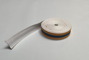 40mm Herringbone Striped Webbing 4 Colours Bag Making Straps Leads 1 Metre - 10 Metres