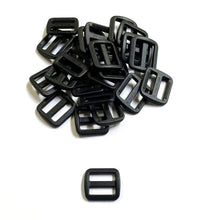 Load image into Gallery viewer, 16mm 20mm 25mm Wide Nylon Triglide 3 bar Slides For Bags Handles Leads Straps