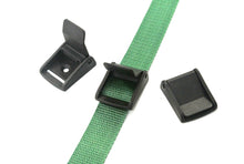 Load image into Gallery viewer, Black Plastic Cam Buckles Lever Flap 25mm Fastening Straps