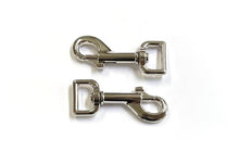 Load image into Gallery viewer, 20mm Heavy Duty Trigger Clips Hooks Nickel Plated For Dog Leads Webbing Bags Straps