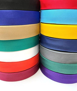 2"/50mm Webbing V-Twill Weave 500kg for Surcingle straps handles crafts and DIY In 18 Colours