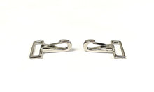 Load image into Gallery viewer, 25mm Small Snap Hook Clips Clasp Trigger Nickel Plated For Bags Handles Straps Dog Leads x1 - x100