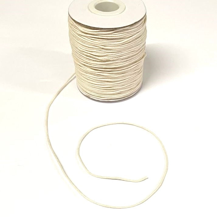 1mm Thonging Waxed Cord For Jewellery Bracelets Necklaces In 3 Colours And Various Lengths