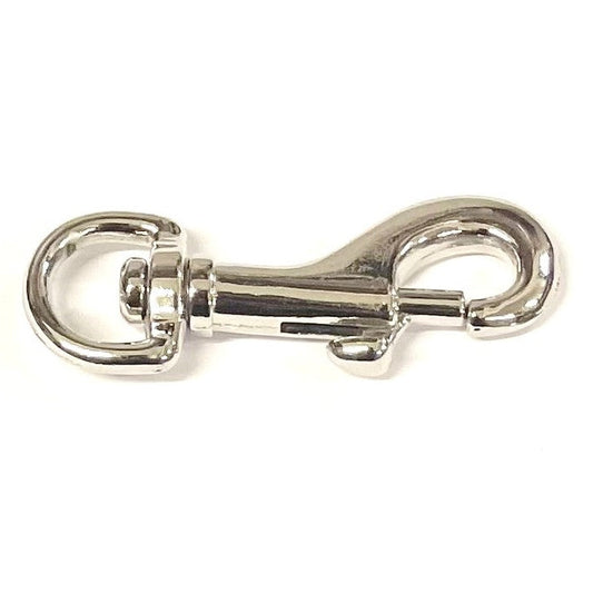 13mm Trigger Clips Hooks Die cast Nickel Plated For Dog Leads Webbing's Bags Straps