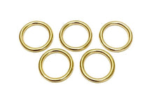 Load image into Gallery viewer, Solid Brass O-Rings 16mm 20mm 25mm 38mm 50mm For Dog Leads Collars Horse Reigns Leather Crafts x2 x5 x10 x25 x50