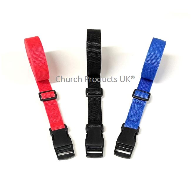 Tie Down Straps Plastic Side Release Buckle 25mm Webbing 1m 5m Long Luggage In Colours