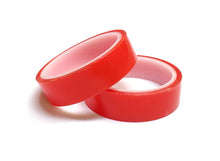 Load image into Gallery viewer, Double Sided Super Sticky Tape Clear Tape Red Lining 5 Metre Roll Strong 6mm - 25mm Width