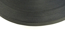Load image into Gallery viewer, Black Binding Tape 20mm 22mm 25mm In Various Lengths For Webbing Straps Edges