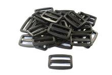 Load image into Gallery viewer, 38/40mm Black Plastic 3 Bar Slides Triglides For Handles Straps Webbing Bags Crafts