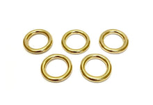 Load image into Gallery viewer, Solid Brass O-Rings 16mm 20mm 25mm 38mm 50mm For Dog Leads Collars Horse Reigns Leather Crafts x2 x5 x10 x25 x50