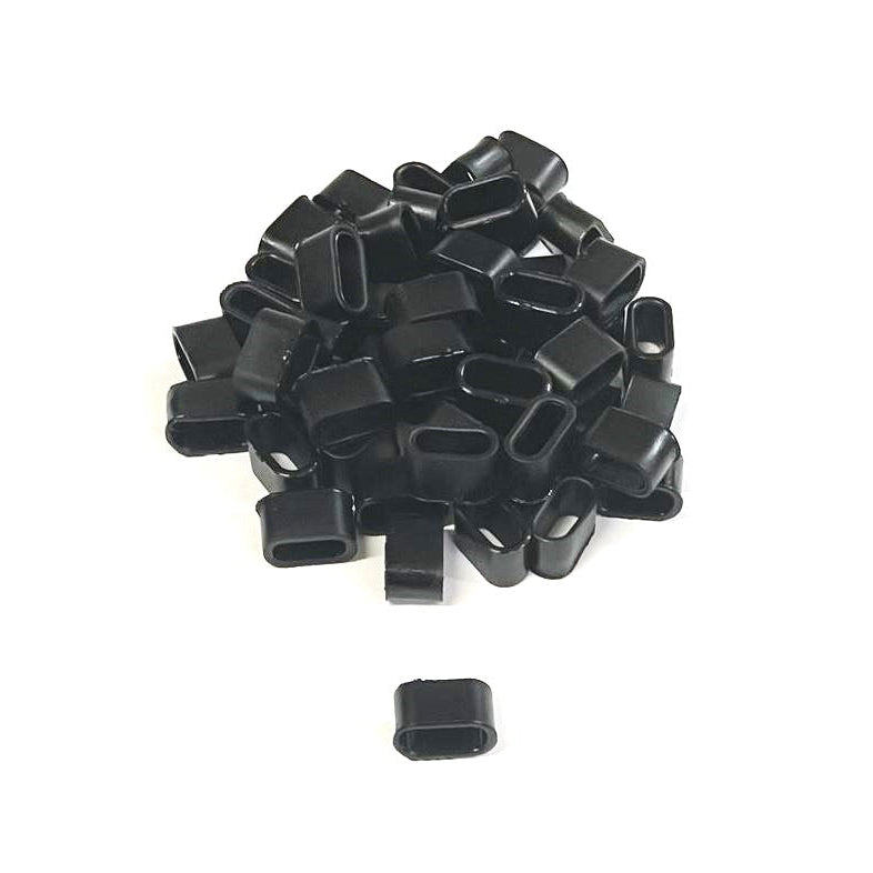 13mm Plastic Strap Keepers Loops Dog Collars Leads Straps Bags Webbing x1 - x100