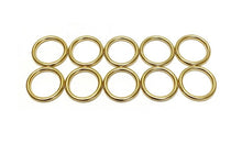Load image into Gallery viewer, Solid Brass O-Rings 16mm 20mm 25mm 38mm 50mm For Dog Leads Collars Horse Reigns Leather Crafts x2 x5 x10 x25 x50