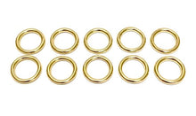 Load image into Gallery viewer, Solid Brass O-Rings 16mm 20mm 25mm 38mm 50mm For Dog Leads Collars Horse Reigns Leather Crafts x2 x5 x10 x25 x50