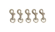 Load image into Gallery viewer, 13mm Trigger Clips Hooks Die cast Nickel Plated For Dog Leads Webbing&#39;s Bags Straps