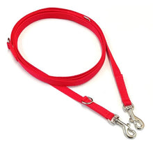 Load image into Gallery viewer, Double Ended Small Dog Training Lead Puppy Leash Multi-Functional 13mm Webbing