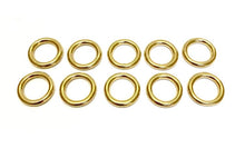 Load image into Gallery viewer, Solid Brass O-Rings 16mm 20mm 25mm 38mm 50mm For Dog Leads Collars Horse Reigns Leather Crafts x2 x5 x10 x25 x50