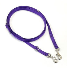 Load image into Gallery viewer, Double Ended Small Dog Training Lead Puppy Leash Multi-Functional 13mm Webbing