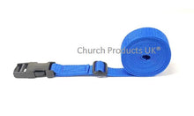 Load image into Gallery viewer, Tie Down Straps Plastic Side Release Buckle 25mm Webbing 1m - 5m Long Luggage In 7 Colours