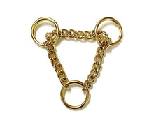 Load image into Gallery viewer, Half Check Chains For Dog Collars In Solid Brass or Chrome Plated In Various Sizes