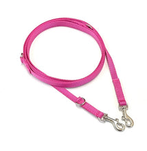 Load image into Gallery viewer, Double Ended Small Dog Training Lead Puppy Leash Multi-Functional 13mm Webbing