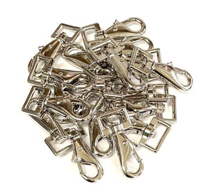 20mm Snap Clip Horse Pony Rug Repairs Leg Clip Nickel Plated For Dog Leads Webbing Straps