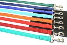 Load image into Gallery viewer, 45" Short Dog Walking Lead Leash 20mm 25mm Wide Cushion Webbing In 18 Colours