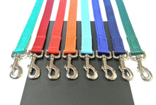 Load image into Gallery viewer, 45" Short Dog Walking Lead Leash 20mm 25mm Wide Cushion Webbing In 18 Colours