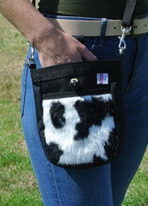 Multi-Use Pet Dog Treat Bag In Black And White Style 