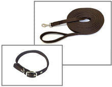 Load image into Gallery viewer, Dog Collar And Lead Set 25mm Air Webbing Small Collar In Various Lengths And Matching Colours