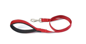 Short Dog Lead Padded Handle 45" 76" Leash Strong 25mm H/D Webbing 20 Colours