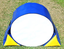 Load image into Gallery viewer, Dog Agility Tunnel Sandbags Adjustable In Blue And Yellow