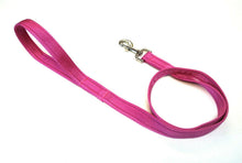 Load image into Gallery viewer, 45" Short Dog Walking Lead Leash 20mm 25mm Wide Cushion Webbing In 18 Colours